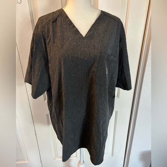 Carhartt Scrubs Grey Breathable Mesh Sides And Back Size 2XL - Picture 2 of 9